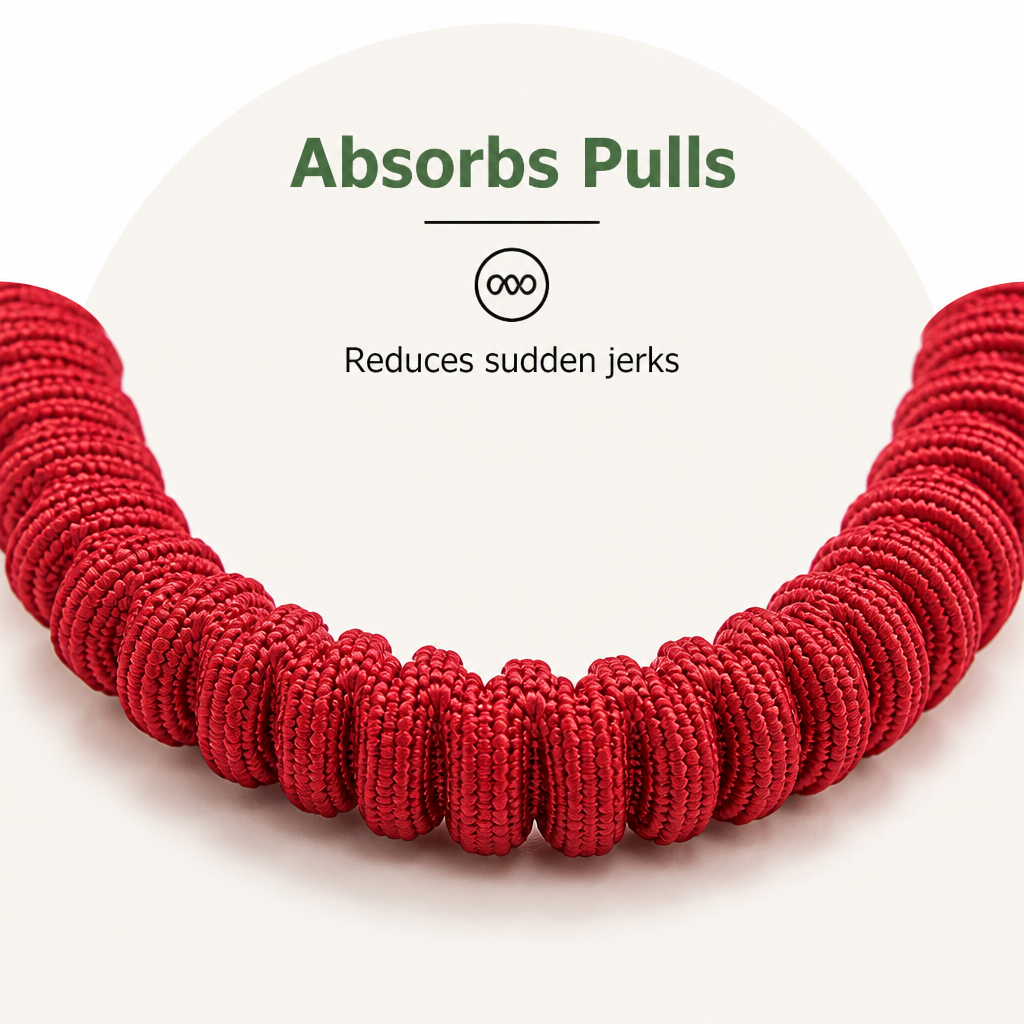 DogBedHouse Elastic Shock-Absorbing Nylon Leash Buffer