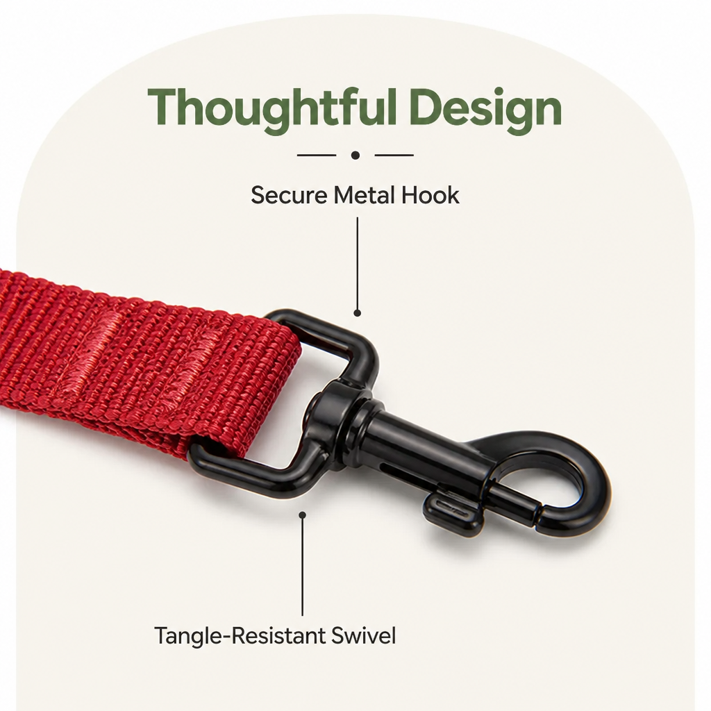 DogBedHouse Elastic Shock-Absorbing Nylon Leash Buffer
