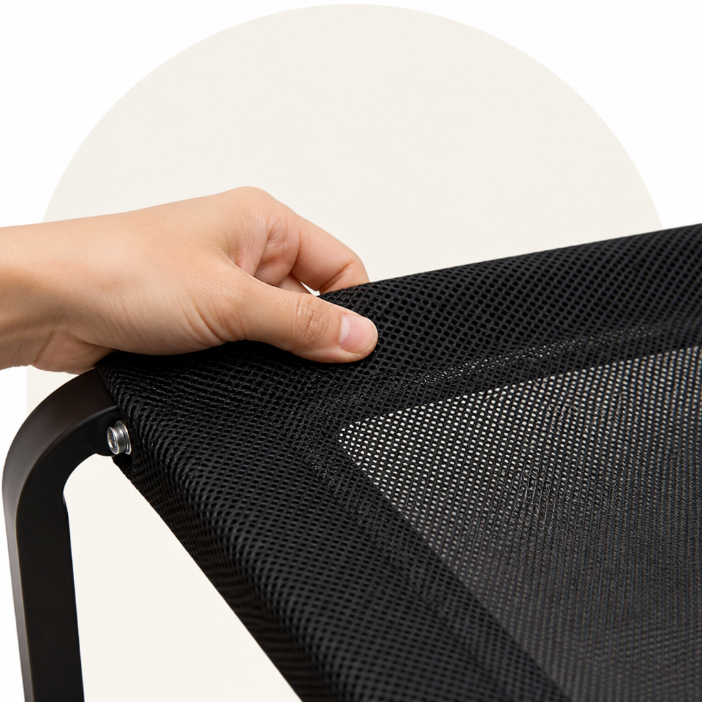 DogBedHouse Elevated Breathable Mesh Dog Bed (Foldable Canopy)