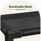 DogBedHouse Elevated Breathable Mesh Dog Bed (Guardrail)