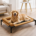 DogBedHouse Elevated Breathable Mesh Pet Bed (Removable Cover)