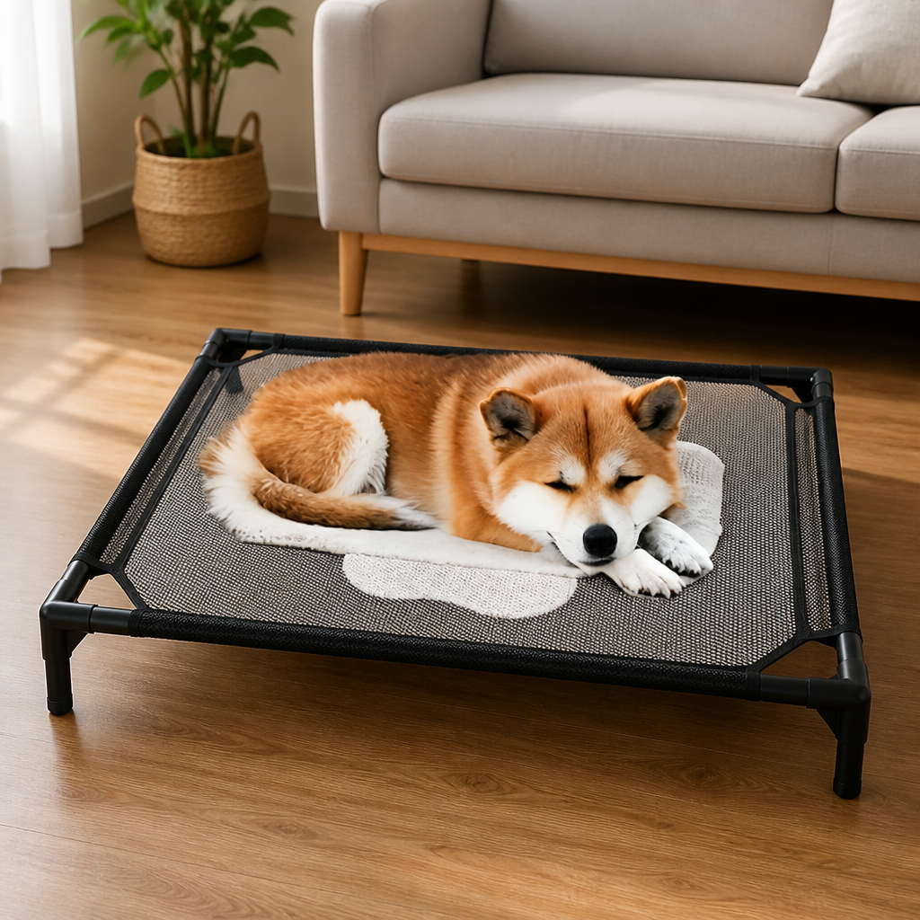 DogBedHouse Elevated Cooling Mesh Dog Bed
