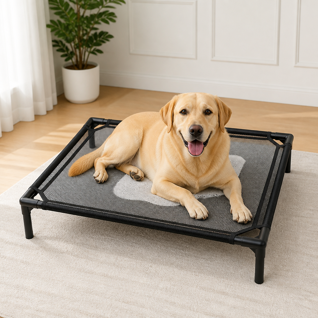 DogBedHouse Elevated Cooling Mesh Dog Bed