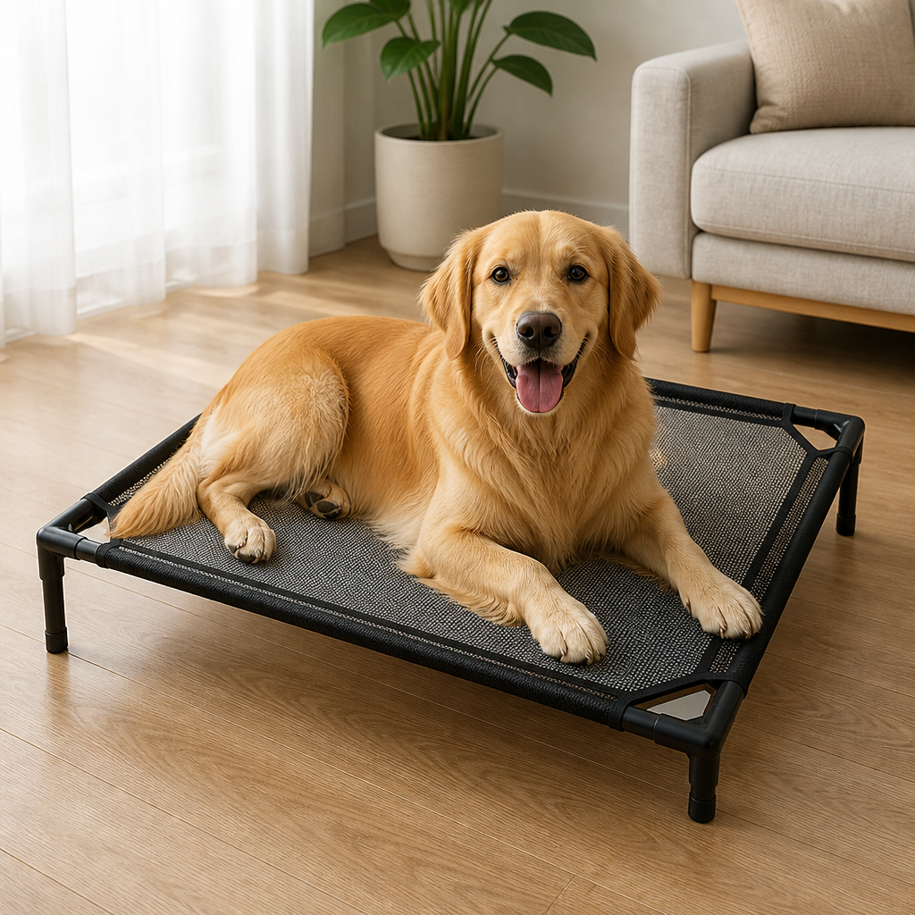 DogBedHouse Elevated Cooling Mesh Dog Bed