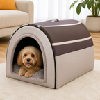 DogBedHouse Enclosed Foldable Cave Dog Bed (Removable Nest)