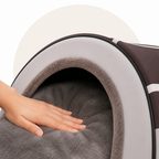 DogBedHouse Enclosed Foldable Cave Dog Bed (Removable Nest)