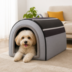 DogBedHouse Enclosed Foldable Cave Dog Bed (Removable Nest)