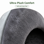 DogBedHouse Enclosed Plush Triangle Cat Nest