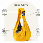 DogBedHouse Ergonomic Hands‑Free Crossbody Pet Sling Carrier (Fits Pets Up To 14.3 lb)
