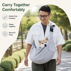 DogBedHouse Ergonomic Hands‑Free Crossbody Pet Sling Carrier (Fits Pets Up To 14.3 lb)
