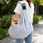 DogBedHouse Ergonomic Hands‑Free Crossbody Pet Sling Carrier (Fits Pets Up To 14.3 lb)