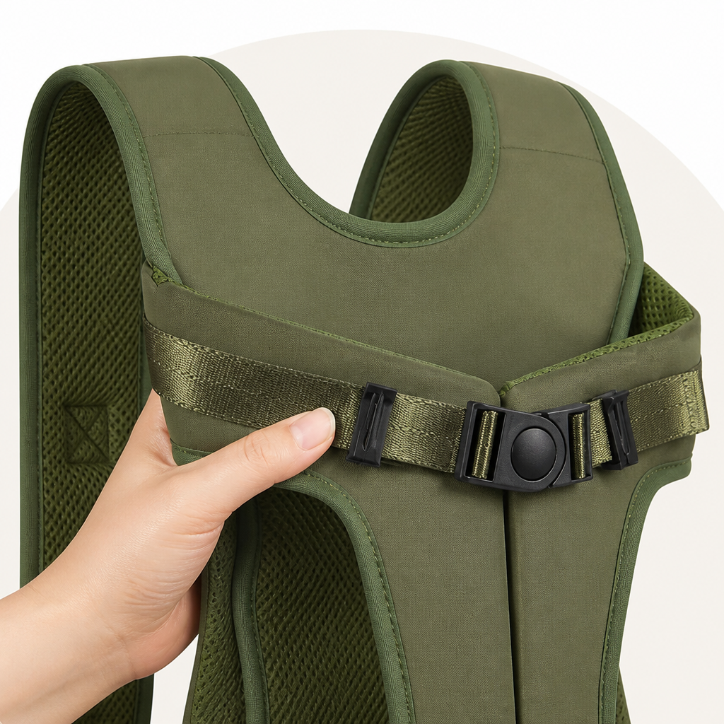 DogBedHouse Ergonomic Padded & Adjustable Straps Front Carrier Backpack