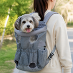 DogBedHouse Ergonomic Padded-Strap & Safety-Rope Dog Carrier Backpack