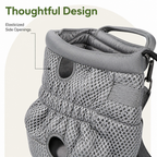 DogBedHouse Ergonomic Padded-Strap & Safety-Rope Dog Carrier Backpack