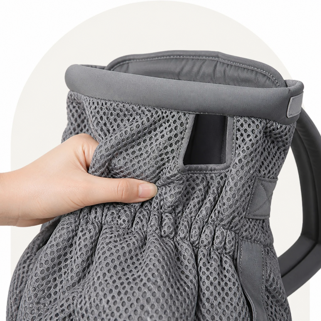 DogBedHouse Ergonomic Padded-Strap & Safety-Rope Dog Carrier Backpack