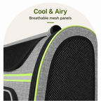 DogBedHouse Expandable Breathable Mesh Cat Carrier Backpack (Integrated Shade Cover)