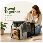 DogBedHouse Expandable Breathable Mesh Cat Carrier Backpack (Integrated Shade Cover)