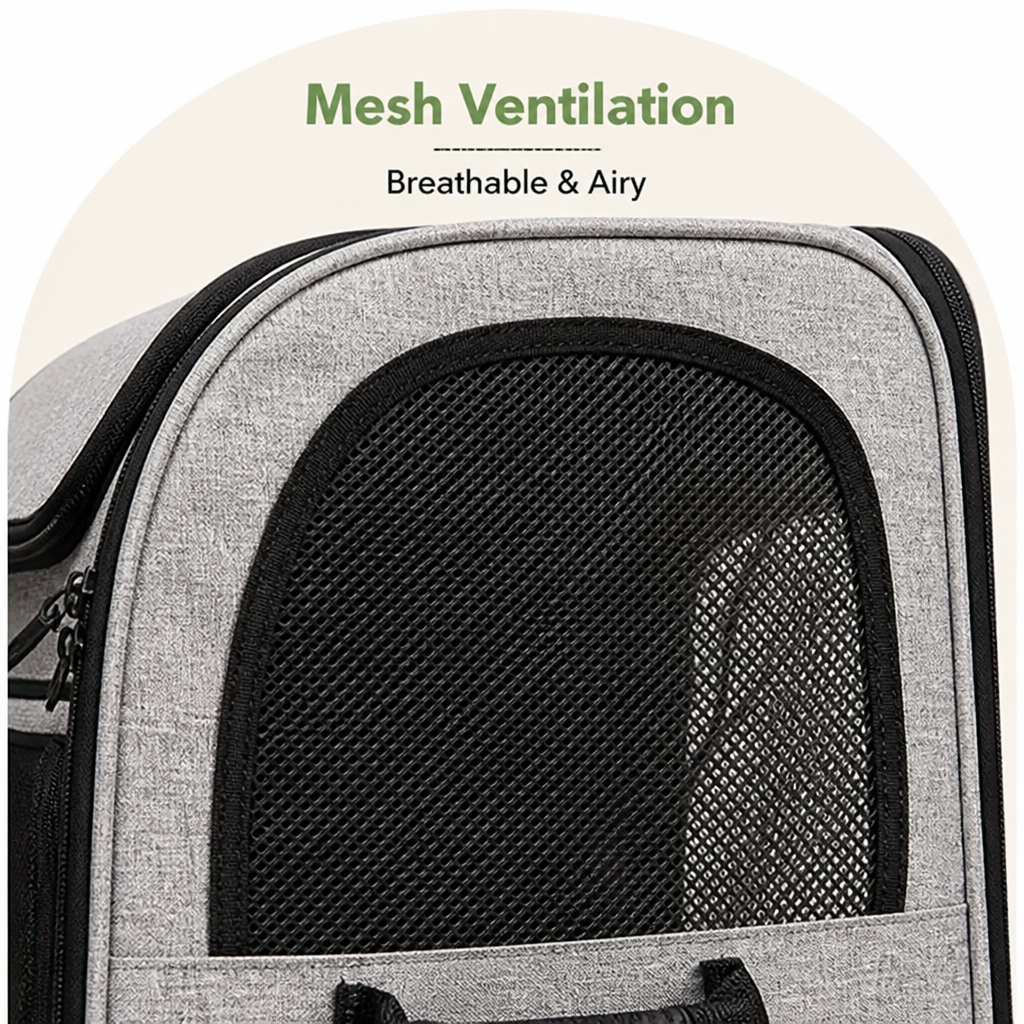 DogBedHouse Expandable & Foldable Breathable Pet Backpack