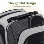 DogBedHouse Expandable & Foldable Breathable Pet Backpack