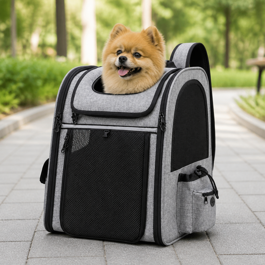 DogBedHouse Expandable & Foldable Breathable Pet Backpack