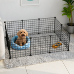 DogBedHouse Expandable & Modular Wire Mesh Dog Playpen