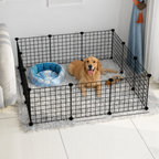 DogBedHouse Expandable & Modular Wire Mesh Dog Playpen