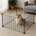 DogBedHouse Expandable & Modular Wire Mesh Dog Playpen