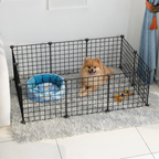 DogBedHouse Expandable & Modular Wire Mesh Dog Playpen