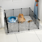 DogBedHouse Expandable & Modular Wire Mesh Dog Playpen