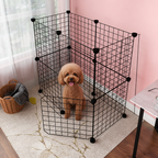 DogBedHouse Expandable & Modular Wire Mesh Dog Playpen