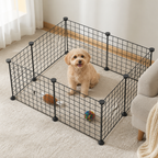 DogBedHouse Expandable & Modular Wire Mesh Dog Playpen