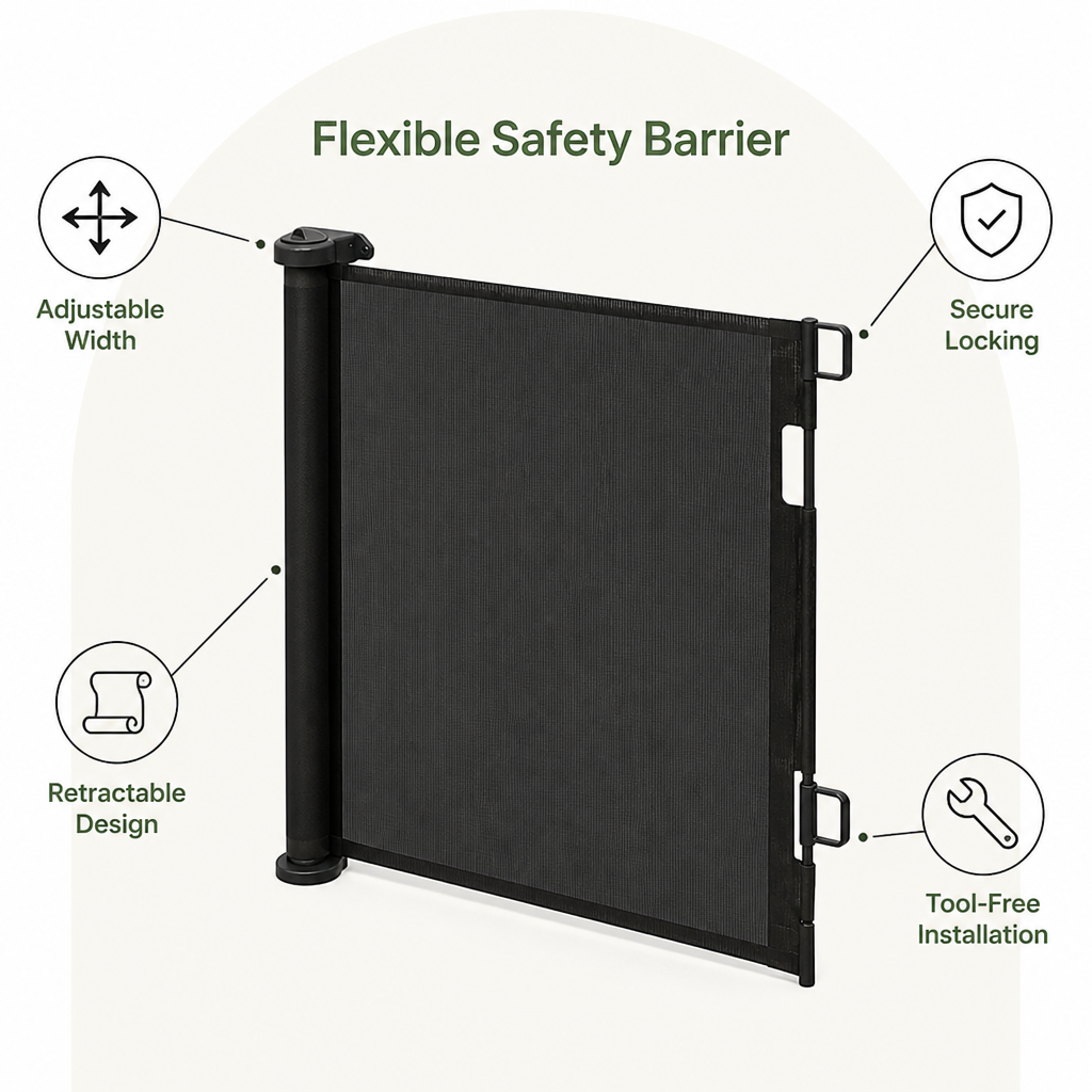 DogBedHouse Expandable Tool-Free Safety Gate