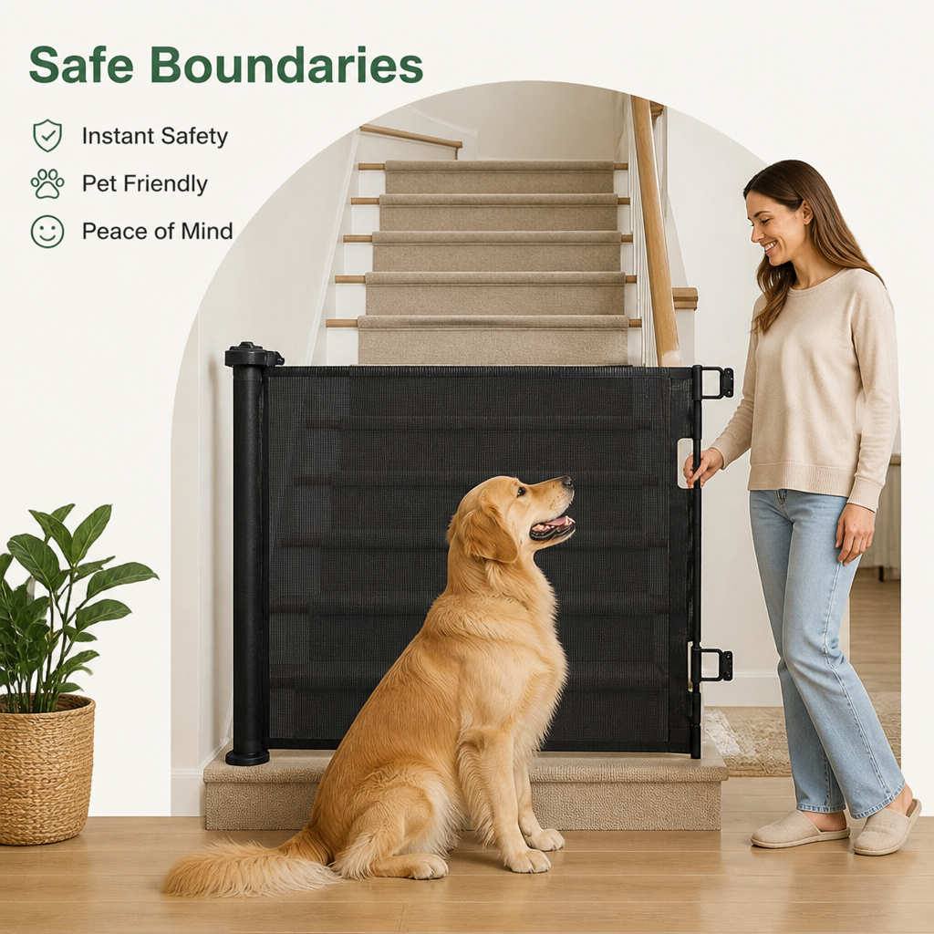 DogBedHouse Expandable Tool-Free Safety Gate