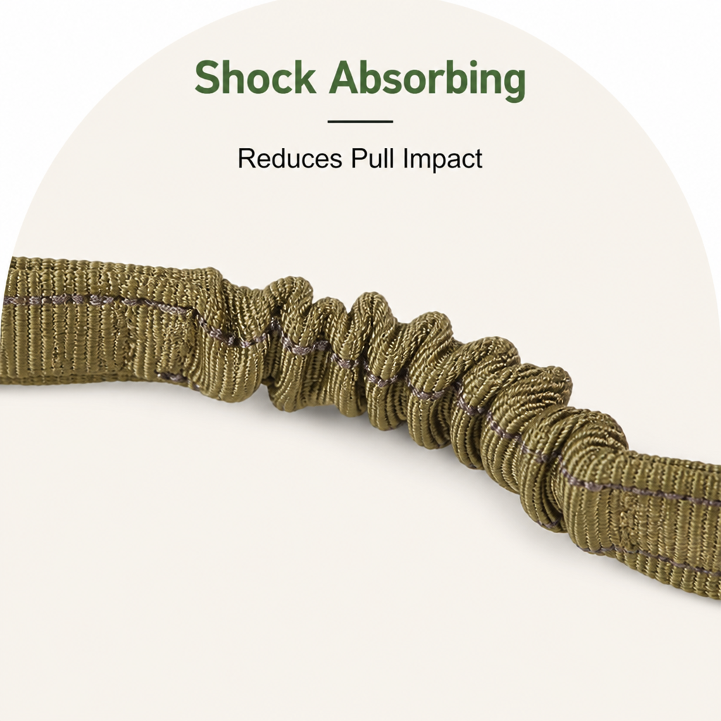 DogBedHouse Explosion-Proof Double-Sided Reflective Adjustable Dog Leash (Medium & Large)