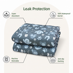 DogBedHouse Extra Absorbent & Waterproof Dog Training Pad (Reusable 2-Pack)