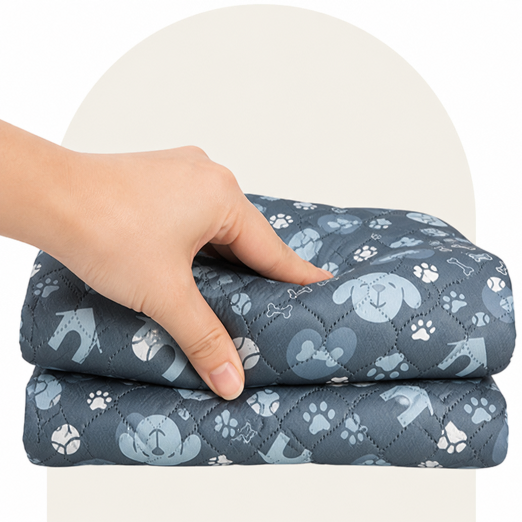 DogBedHouse Extra Absorbent & Waterproof Dog Training Pad (Reusable 2-Pack)