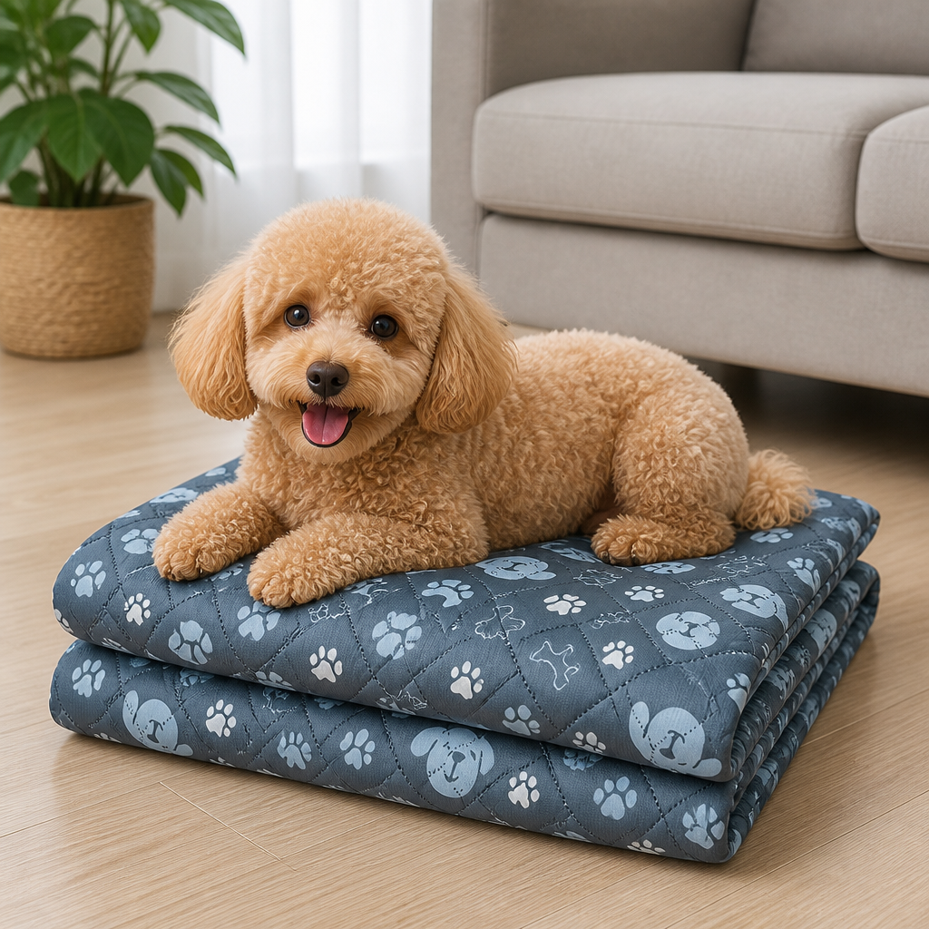 DogBedHouse Extra Absorbent & Waterproof Dog Training Pad (Reusable 2-Pack)