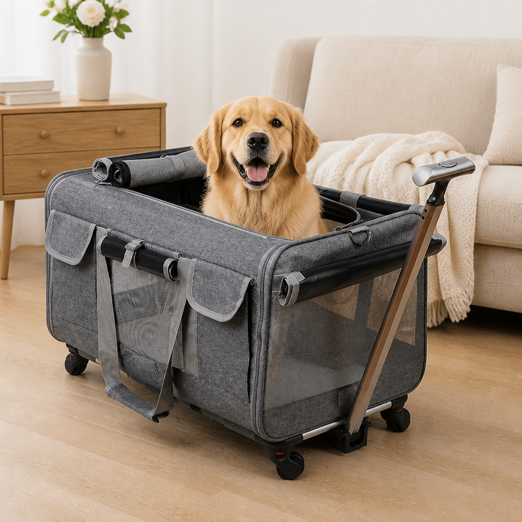 DogBedHouse Extra Large Detachable & Foldable Travel Carrier