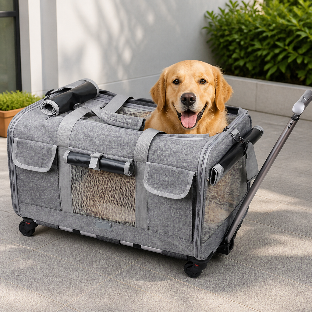 DogBedHouse Extra Large Detachable & Foldable Travel Carrier