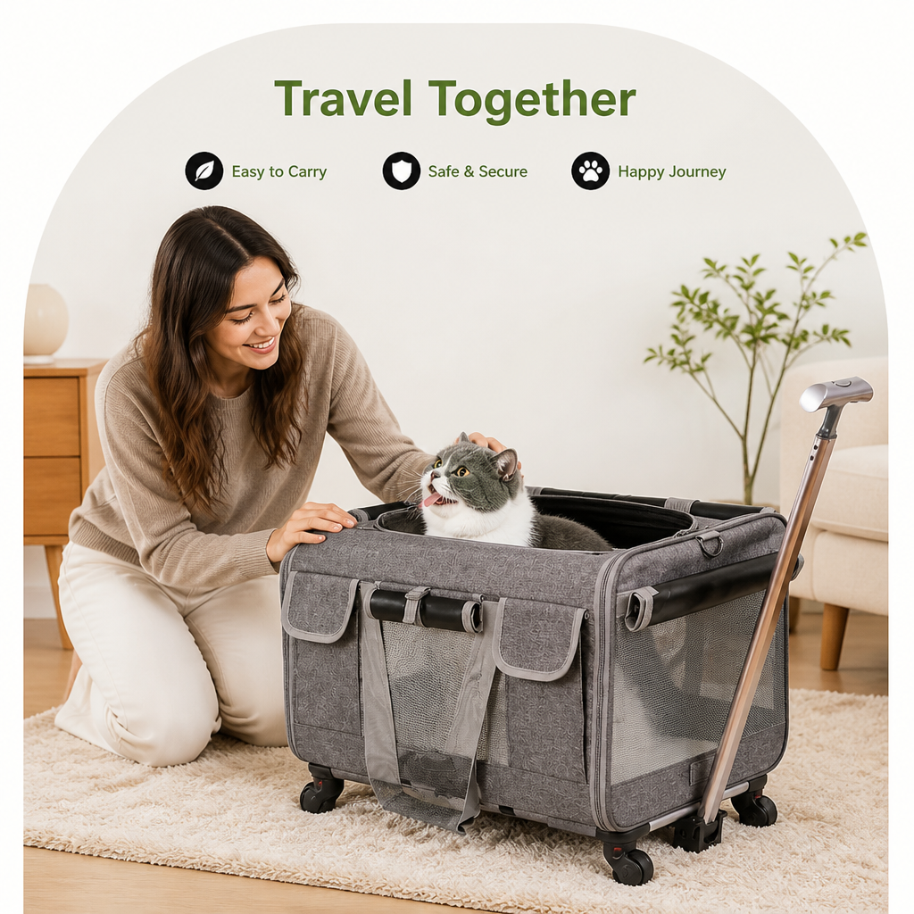 DogBedHouse Extra Large Detachable & Foldable Travel Carrier