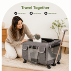 DogBedHouse Extra Large Detachable & Foldable Travel Carrier