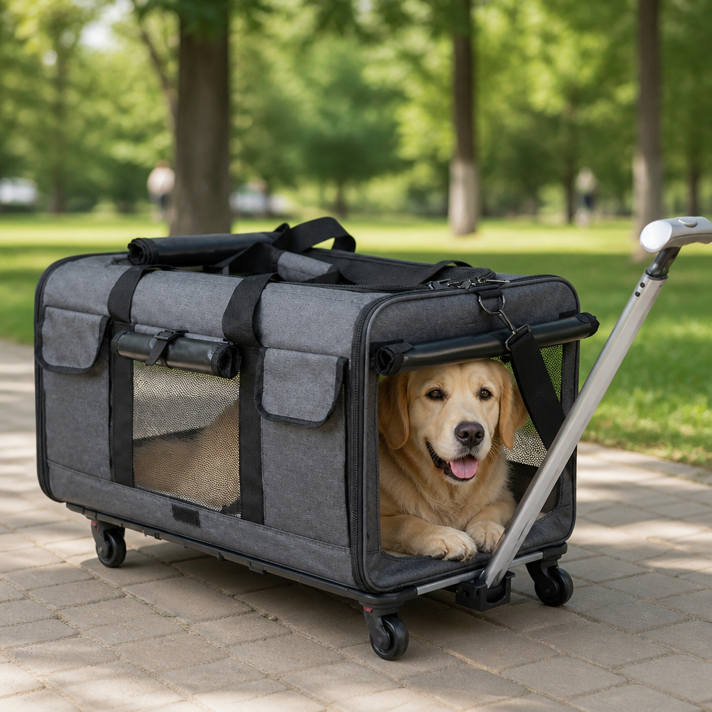 DogBedHouse Extra Large Detachable & Foldable Travel Carrier