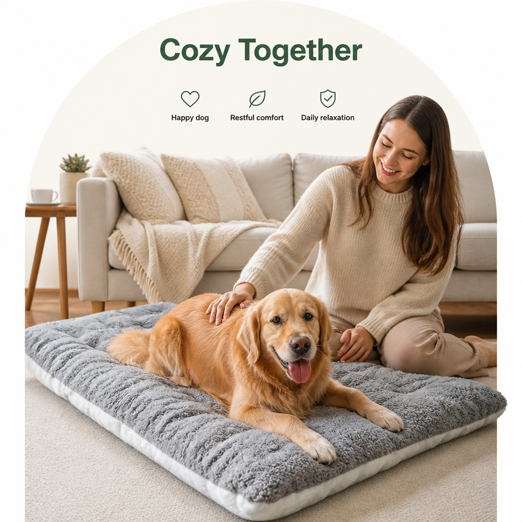 DogBedHouse Extra-Large Plush Sofa-Style Dog Bed
