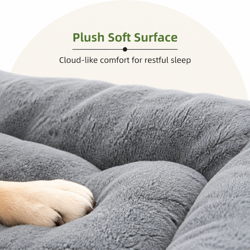DogBedHouse Extra Large Thickened Plush Dog Bed