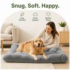 DogBedHouse Extra Large Thickened Plush Dog Bed