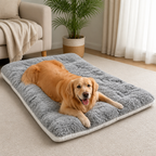DogBedHouse Extra-Large Thickened Plush Dog Bed (Removable Washable Cover)