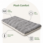 DogBedHouse Extra-Large Thickened Plush Dog Bed (Removable Washable Cover)