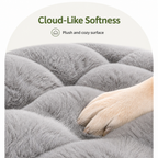 DogBedHouse Extra-Large Thickened Plush Dog Bed (Removable Washable Cover)