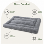 DogBedHouse Extra Large Thickened Plush Polyester Dog Bed
