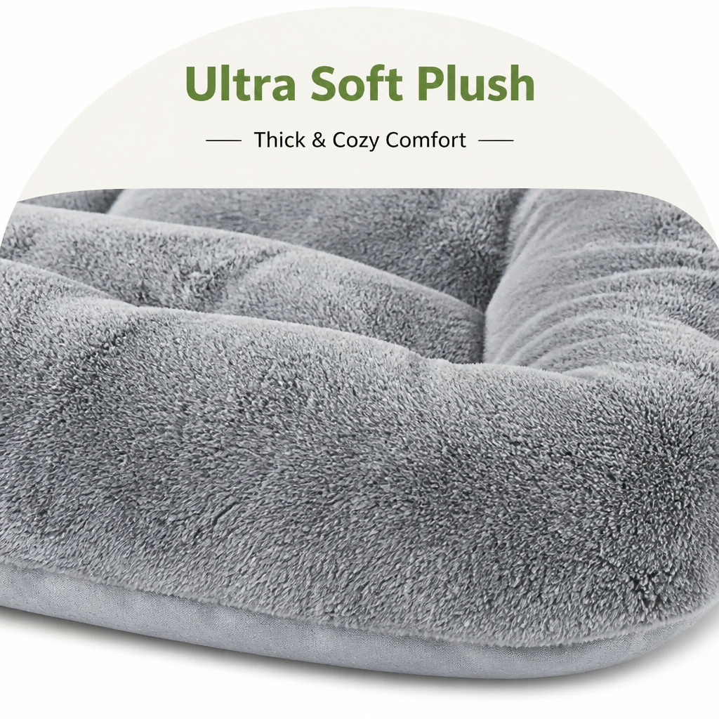 DogBedHouse Extra Large Thickened Plush Polyester Dog Bed